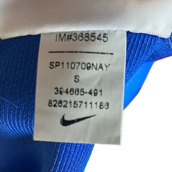 Nike Golf Women’s S Dri-Fit Short Sleeve Fitted Polo Dark Royal Blue Tree Logo* - Picture 7 of 8